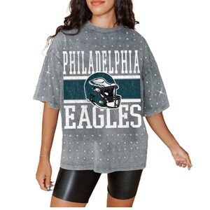 Philadelphia Eagles Gray Short Sleeve Tee